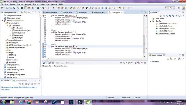 @Order | Ordering objects in list dependency injection in spring [Interview 2019] смотреть онлайн