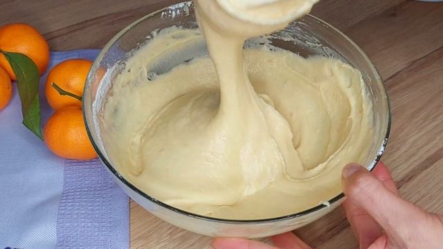 Мандариновые кексы ( маффины). Просто и быстро ( без миксера). смотреть онлайн