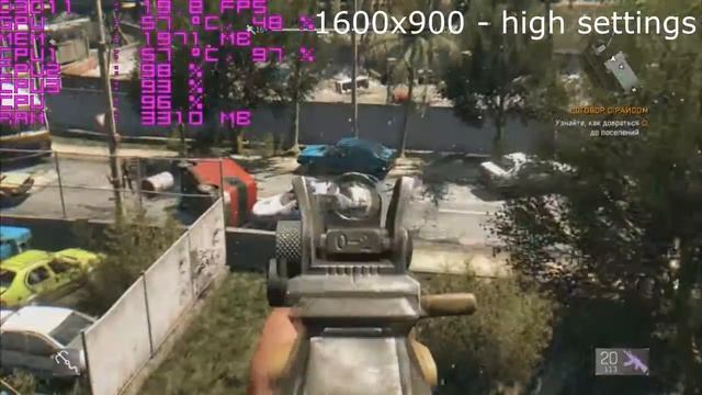 Dying Light | HD 7850 | 4GB | Phenom tm 8450 x3 2.1GHz | All settings | 900/1080p смотреть онлайн