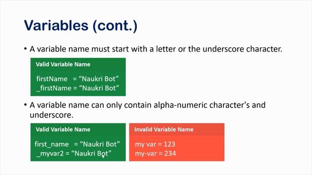 #2 - Variables in Python смотреть онлайн