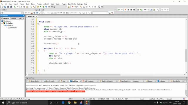 C++ Tutorial for Beginners 17 - How to Create Tic-Tac-Toe in C++ | Tic-Tac-Toe game in C++ смотреть онлайн