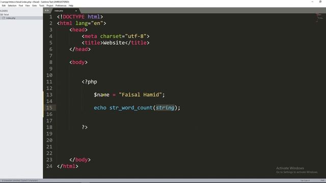 String Operation In PHP смотреть онлайн
