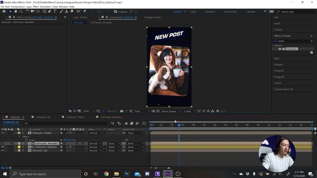 How To: Instagram Stories in Adobe After Effects смотреть онлайн
