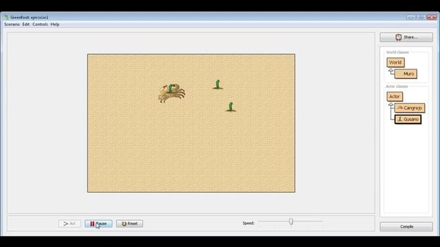 INTRODUCCIÓN A GREENFOOT - EJERCICIO1 смотреть онлайн