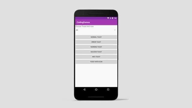 Android Toast Message - Custom Toast With Icon And Color (Demo) смотреть онлайн