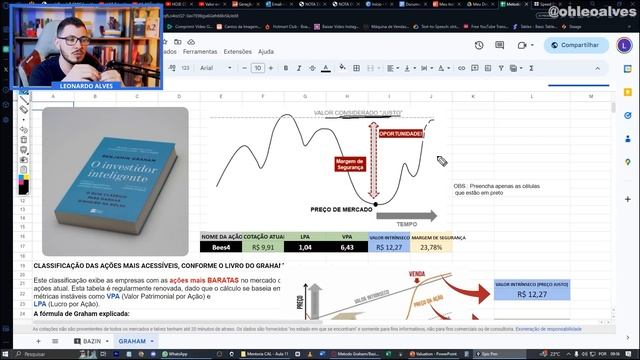 COMO CALCULAR O VALOR INTRÍNSECO DE UMA AÇÃO - MÉTODO GRAHAM смотреть онлайн