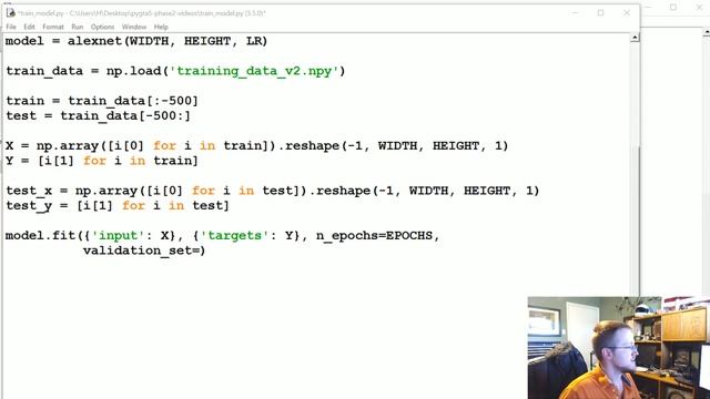 Training convolutional neural network for self-driving - Python plays GTA p.11 смотреть онлайн