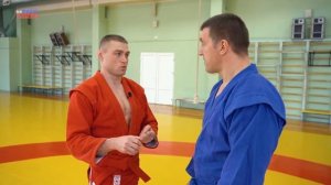 САМБО – Бросок через голову с упором голенью в бедро от Никиты Клецкова