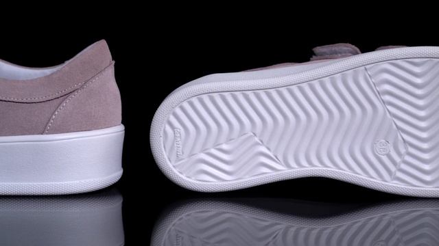 Кеды на липучках розовые женские замшевые Пудровые 0227 - #днепровскийбукин смотреть онлайн