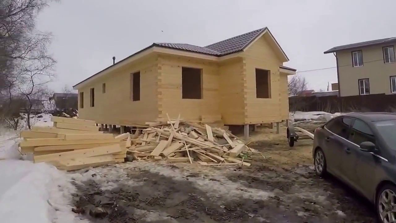 Сруб из бруса | Профилированный брус смотреть онлайн