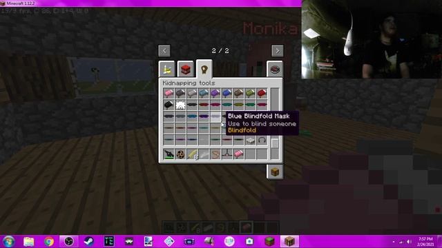 MY WAIFU MONIKA TIED ME UP!!!!!:Kidnap Mod For Minecraft смотреть онлайн