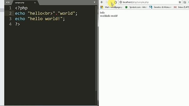 Learn basics of PHP|setup the local host directory|xampp смотреть онлайн