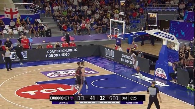 Belgium v Georgia | Full Basketball Game | FIBA EuroBasket 2022 смотреть онлайн