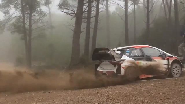 WRC Test day 2018 Toyota GazOO Racing WRT J.M.Latvala/J.Hänninen and O.Tanak/M.Jarveoja RallyRACC смотреть онлайн