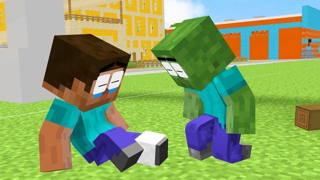 Monster School : ZOMBIE BOY vs SUPERMAN - Minecraft Animation смотреть онлайн