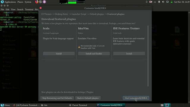 how to download and install intellij-idea on Linux/parrot sec OS смотреть онлайн