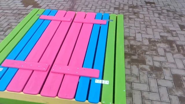Раскладная песочница с крышкой. Песочница трансформер смотреть онлайн