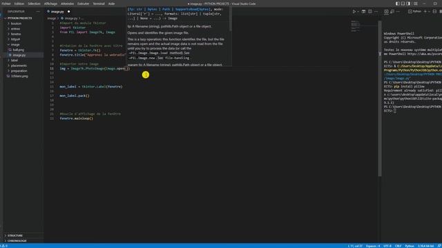 #PYTHON #TKINTER IMAGES Création, options , utilisations pil pillow #0006 смотреть онлайн