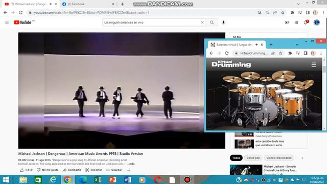 Michael Jackson Dangerous American Music Awards 1993 Studio Version Drum Cover. смотреть онлайн
