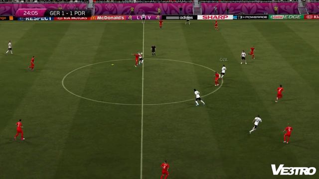 FIFA 12 Euro 2012 Germany vs Portugal Part 1 (HD 720p) смотреть онлайн