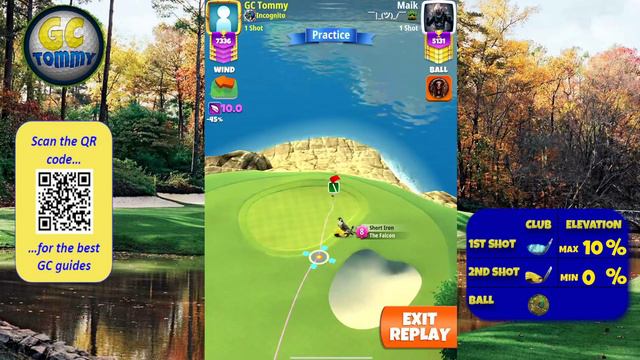 Master, QR Hole 4 - Par 4, EAGLE - Thanksgiving Tournament, *Golf Clash Guide* смотреть онлайн