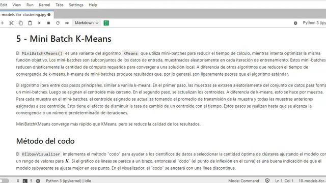 Mini Batch K-Means con Python смотреть онлайн