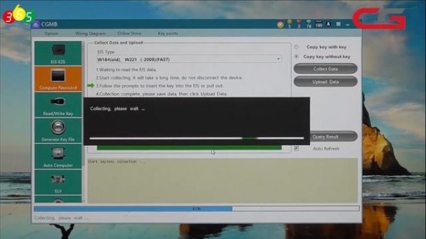 CGDI MB Program W164 Key with EIS ELV Test Platform fast mode -obdii365