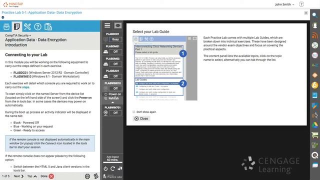 MindTap for IT, Security, and Networking: Live Virtual Machine Labs! смотреть онлайн