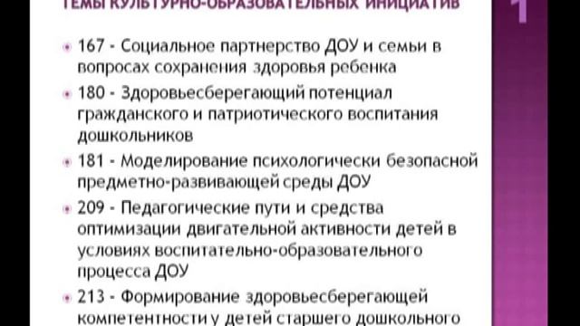 Инновационный проект ДОУ Кузнецкого района.avi смотреть онлайн