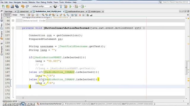 JAVA - Using JRadioButton and MySQL DataBase In Java NetBeans [With Source Code] Part_1 смотреть онлайн