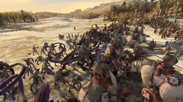 KISLEV Vs DAEMONS OF CHAOS | Warhammer 3 Cinematic Battle