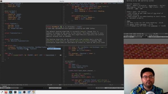 Setting up a TCP state machine in my rust kernel смотреть онлайн
