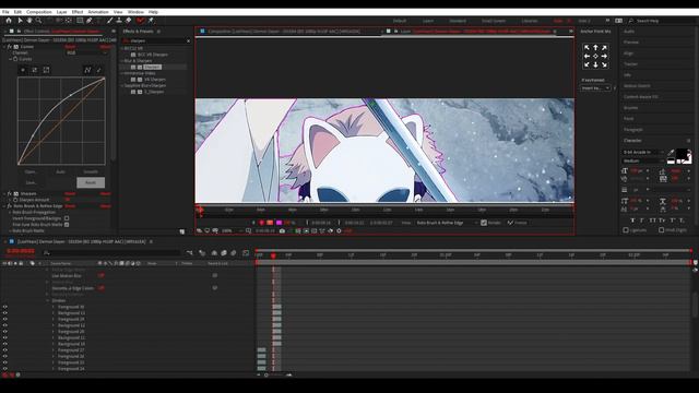 Easiest way to Mask in After Effects (Rotobrush) | AMV Tutorial смотреть онлайн