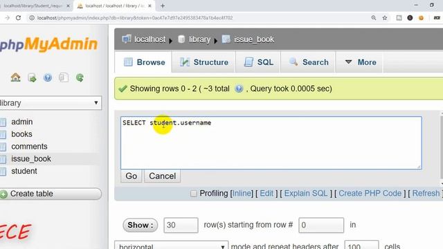 Library management system part-29 | Joining Student & Books table | Request info (admin side) смотреть онлайн