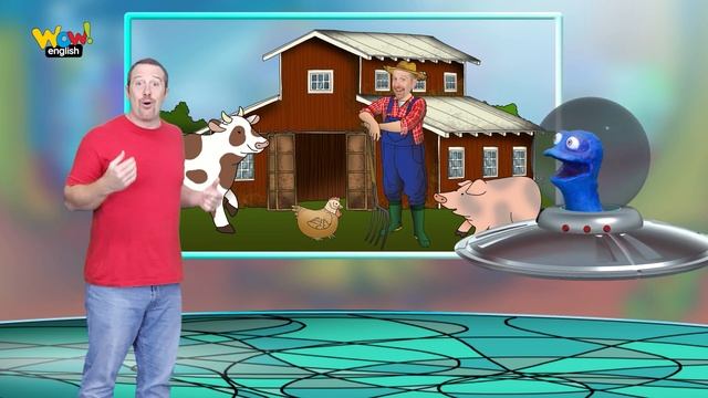 Magic Animal Farm Food Story with Bob the Blob | Free English speaking смотреть онлайн