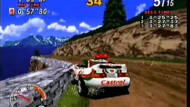 [SAT] Sega Rally (PAL) 3:26.68 смотреть онлайн