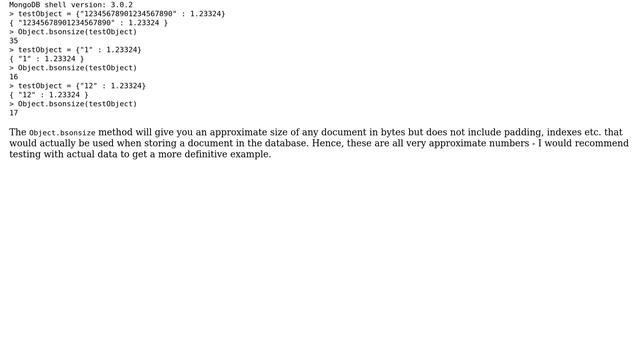 How do long string field names affect MongoDB database size? (2 Solutions!!) смотреть онлайн