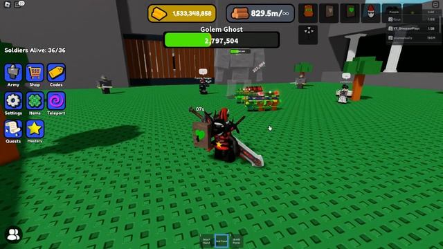 NEW CASTLE RAIDS UPDATE in Roblox Control Army смотреть онлайн