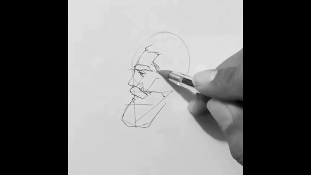 Как нарисовать портрет поэтапно для начинающих V1(How to draw a portrait step by step for beginners смотреть онлайн