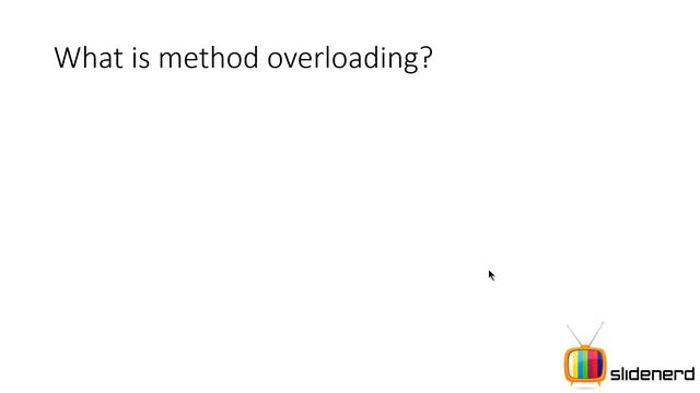 7 Java Method Overloading Theory | смотреть онлайн