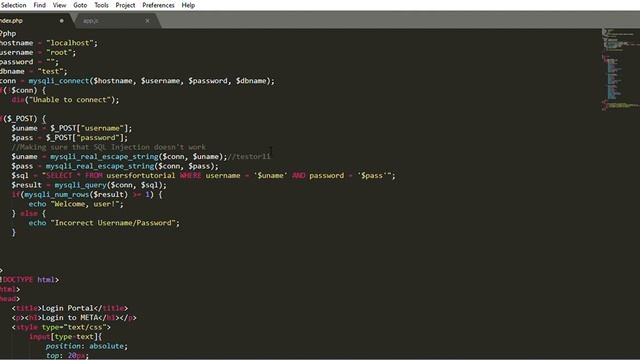 SQL INJECTION AND XSS ATTACK PREVENTION смотреть онлайн