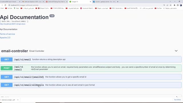 Email Spring Boot Java Using REST API and Swagger Documentation (Demenstration part 1) смотреть онлайн
