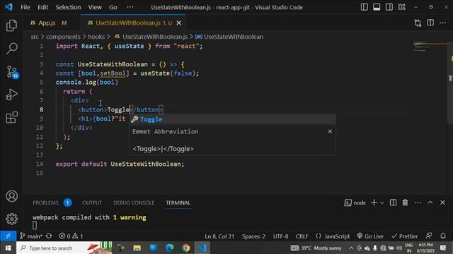 Part-3: useState() Hook method With Boolean Type in React JS #like #share #subscribe #viral #reactj смотреть онлайн