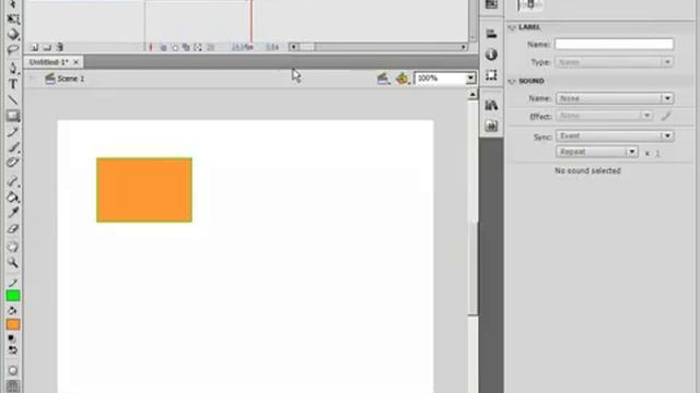039 Работа с анимацией заливки в Adobe Flash CS4 смотреть онлайн