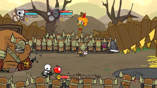 Castle crashers first boss ☠️☠️ смотреть онлайн
