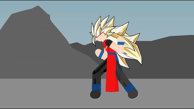 Goku e Vegeta (Xeno) VS Goku e Vegeta (DBS)|| REMAKE ||Stick Nodes смотреть онлайн
