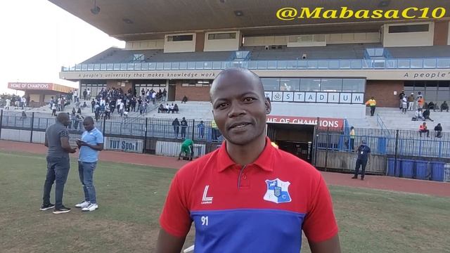 Milford FC stand in coach, Nhlanhla Hlongwa after his side's first point of the season. смотреть онлайн