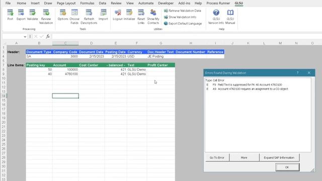 Process Runner GLSU: Automate SAP FICO Data Entry in Excel смотреть онлайн