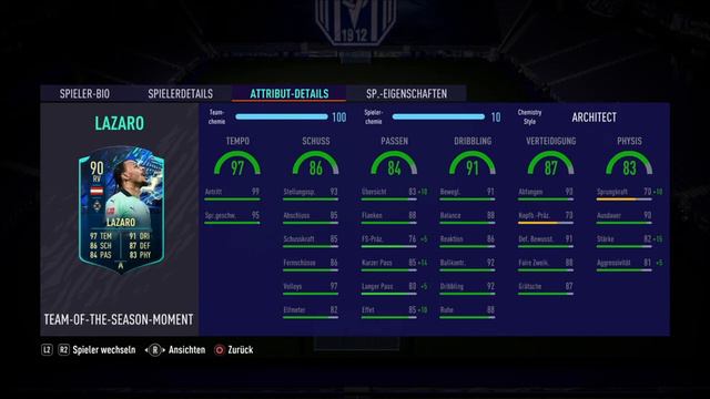Valentino Lazaro TOTS Player Review Fifa21 смотреть онлайн