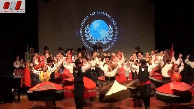 «Португальский танец» Группа «RUSGA TIPICA DA CORRELHÃ» Понте де Лима Португалия «Римини фест» Ital смотреть онлайн